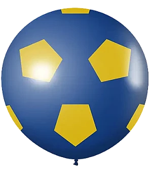 Fútbol Azul Con Amarillo - 1