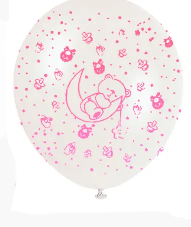 Cristal Bebe Osito Rosa
