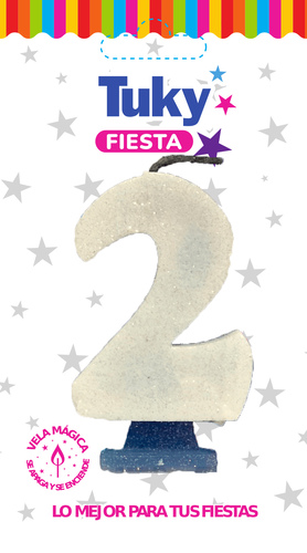 Vela Gibre Celeste Nº 2