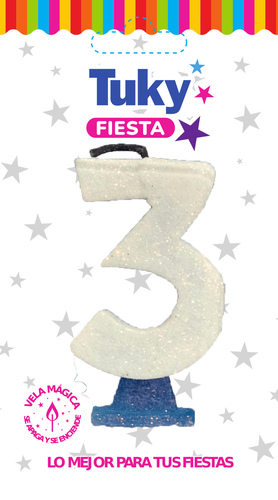 Vela Gibre Celeste Nº 3