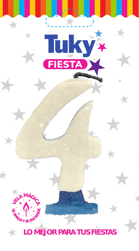 Vela Gibre Celeste Nº 4