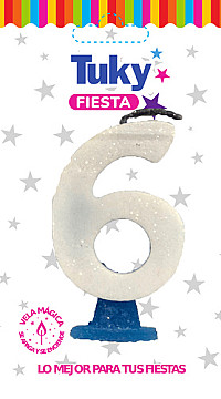 Vela Gibre Celeste Nº 6 - 1