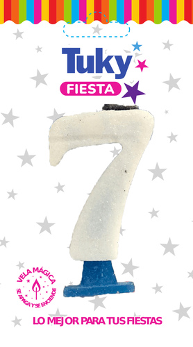 Vela Gibre Celeste Nº 7