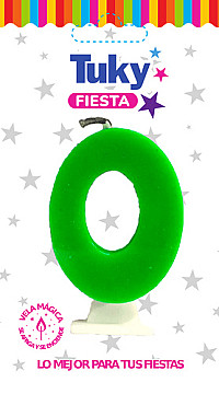 Vela Fluo Nº 0 - 2