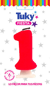 Vela Fluo Nº 1 - 1