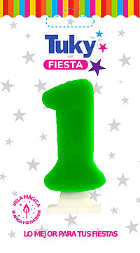 Vela Fluo Nº 1 - 2