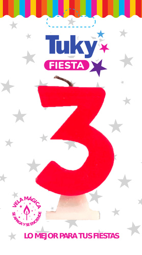 Vela Fluo Nº 3