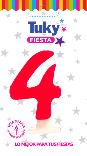 Vela Fluo Nº 4