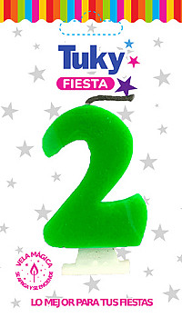 Vela Fluo Nº 2 - 2