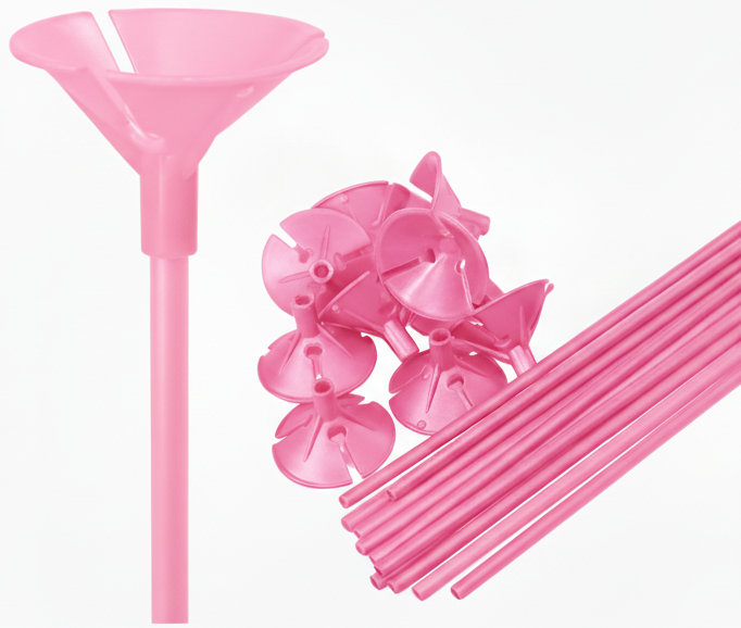 Palitos Porta Globos Rosa