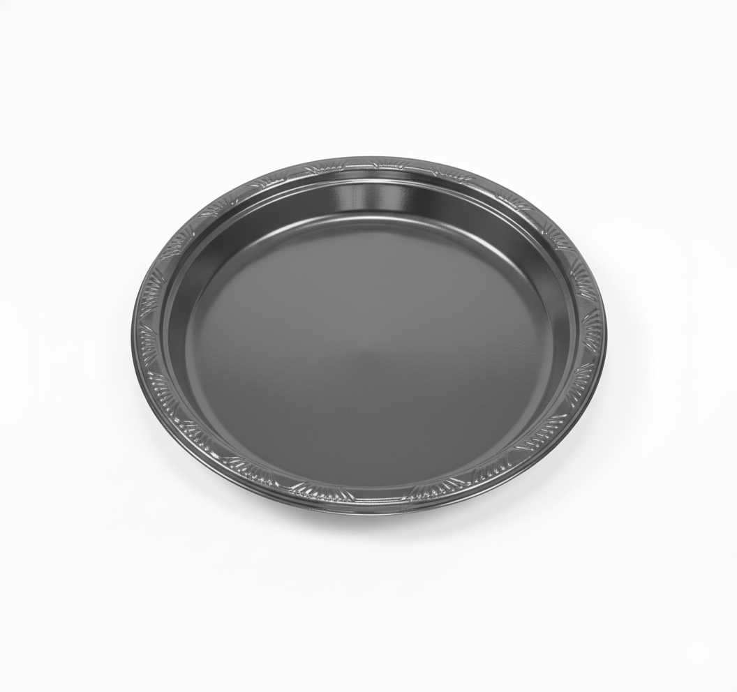 Plato Reutilizable 18 cm Plateado
