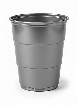 Vaso Reutilizable 210 cm3 Plateado - 1