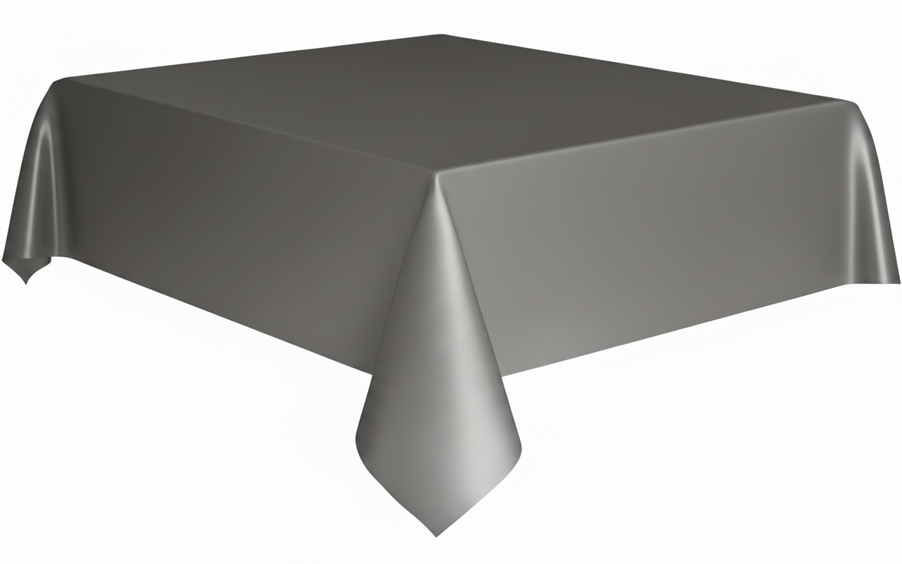 Mantel 1,20 x 1,8  Plateado