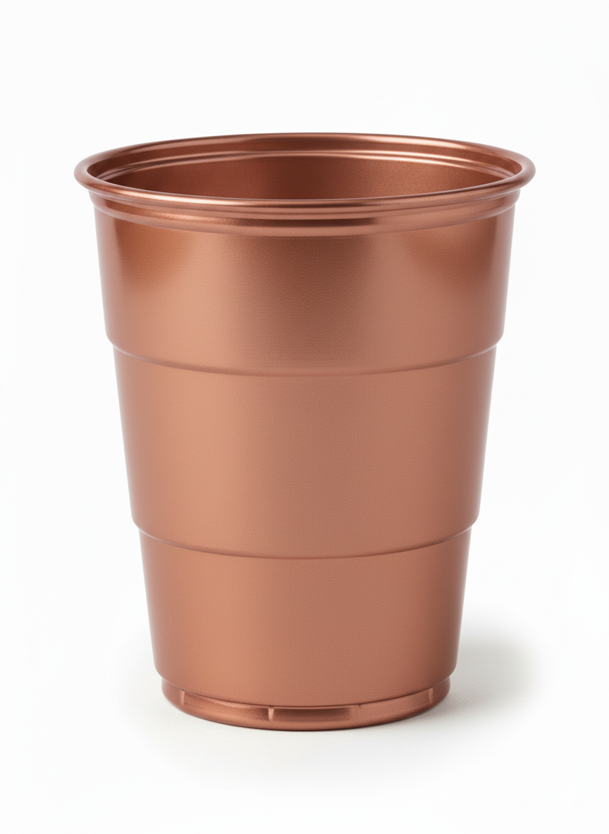 Vaso Reutilizable 210 cm3  Rosa Gold