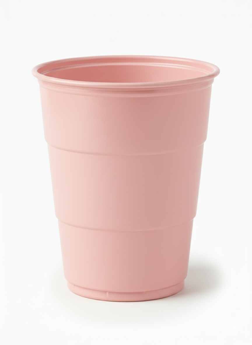 Vaso Reutilizable 210 cm3  Rosa