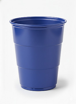 Vaso Reutilizable 210 cm3  Azul - 1