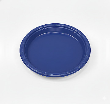 Plato Reutilizable 18 cm Azul - 1