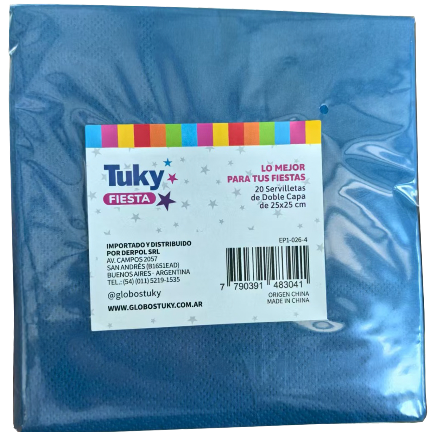 Servilletas Azul