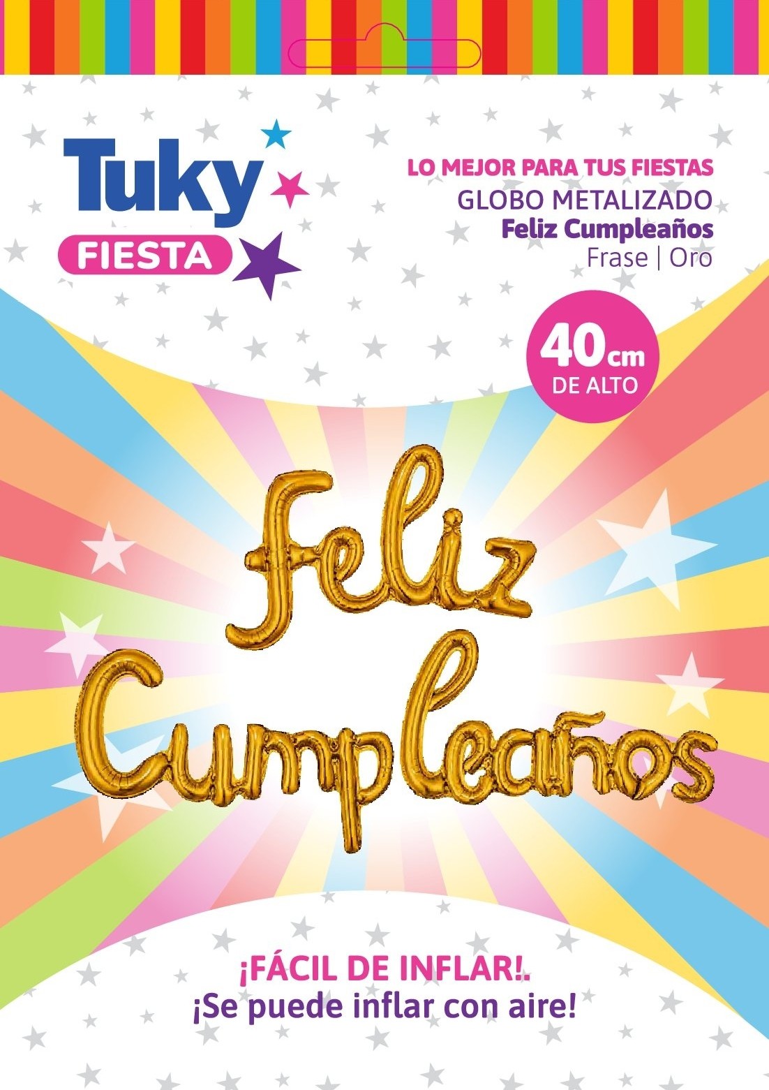 Frase Feliz Cumple Dorado