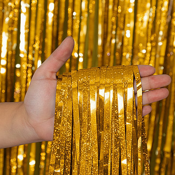 Cortina Holografica Oro - 1
