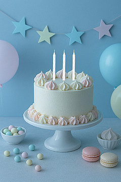 Vela Finita Torneada Blanca Tuky - 2