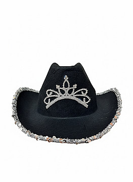 Sombrero Vaquero Con Corona y Lentejuelas - 5