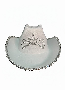Sombrero Vaquero Con Corona y Lentejuelas - 7