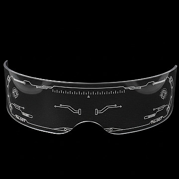 Lentes Full Led Show Robot - 3