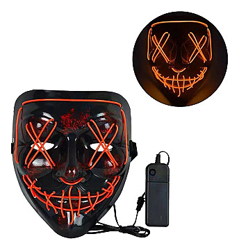 Mascara La Purga Con Luz Led - 3