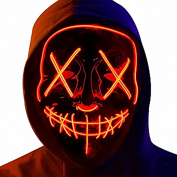 Mascara La Purga Con Luz Led - 4