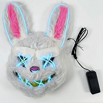 Mascara Conejo Maldito Con Luz Led - 5