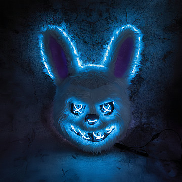 Mascara Conejo Maldito Con Luz Led - 7