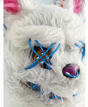 Mascara Conejo Maldito Con Luz Led - 8