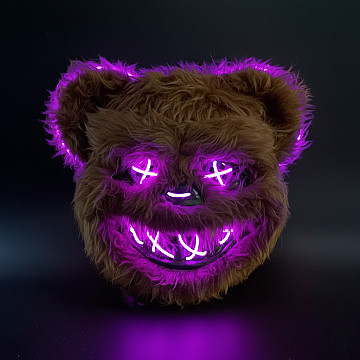 Mascara Oso Maldito Con Luz Led - 3