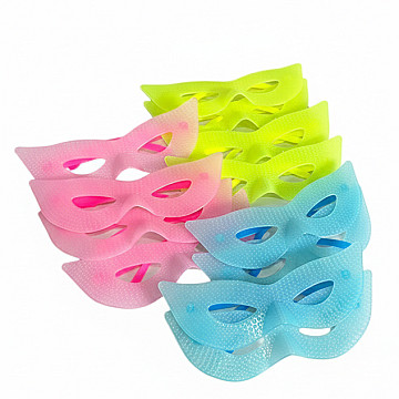 Antifaz Fluo Plastico Colores - 1