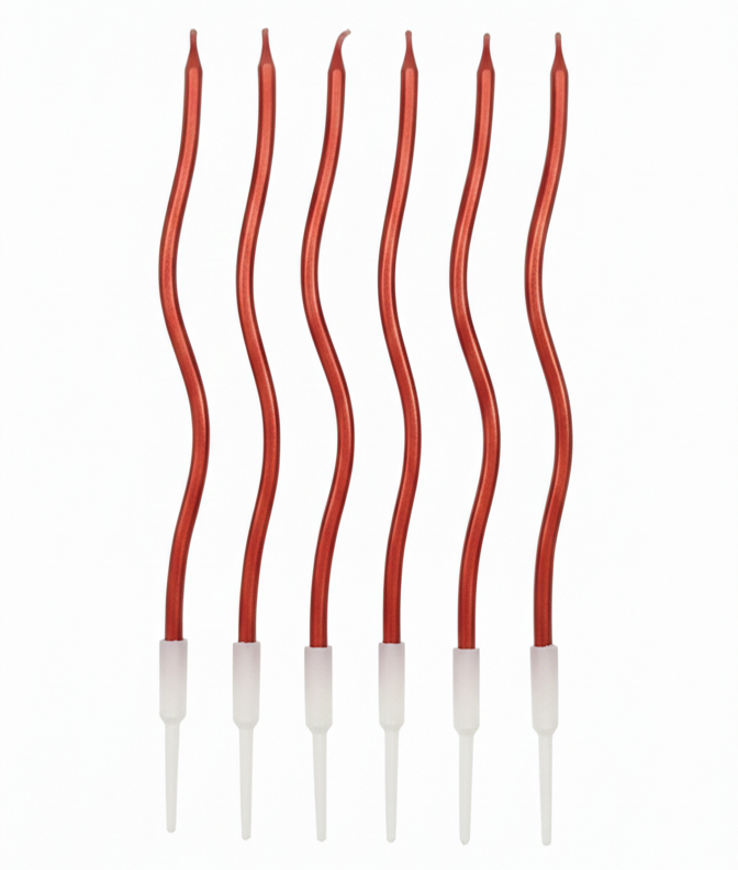 Vela Curva Finita Rojo