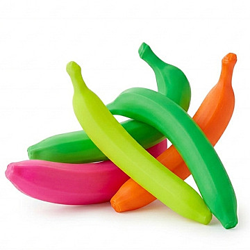 Maraca Banana Grande Fluo (30 cm) Bulto x 100 Un. - 1