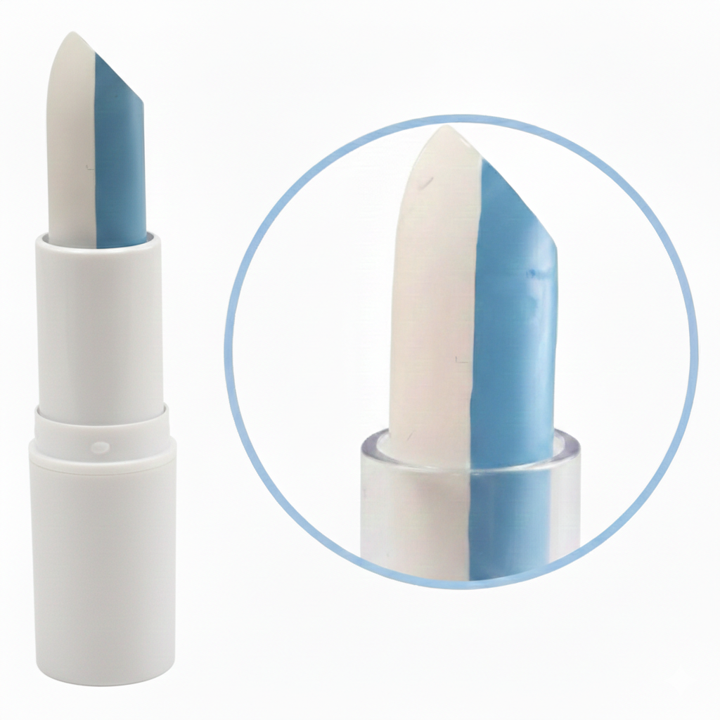 Maquillaje Labial para Cara Blanco y Celeste