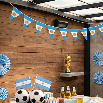 Banderin de Cartulina 2.50 Mts de Largo - 3