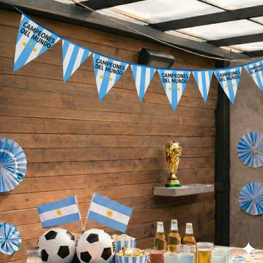 Banderin de Tela Sublimada 1.30 Mts de largo