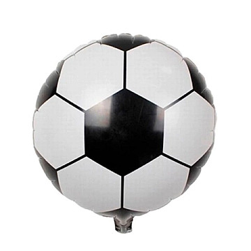 Globo Metalizado Pelota de Futbol 18" - 3