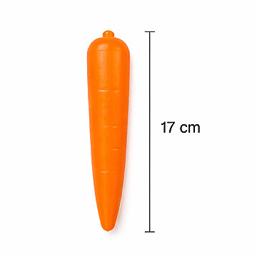 Maracas Zanahorias Fluo (17 cm) x 250 Un. - 2