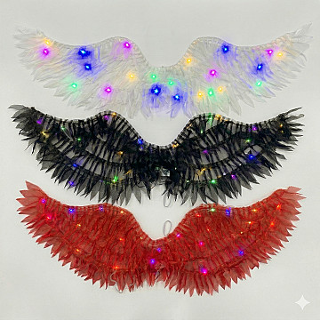 Alas Angel Led Multicolor Plumas 63x21 cm - 2