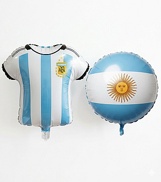 Globo Metalizado 18" Argentina - 4