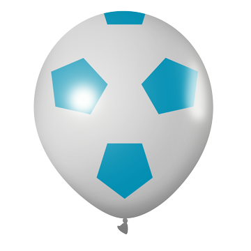 Fútbol Blanco con Celeste