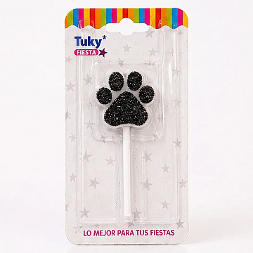 Vela Huellita Negro - 1