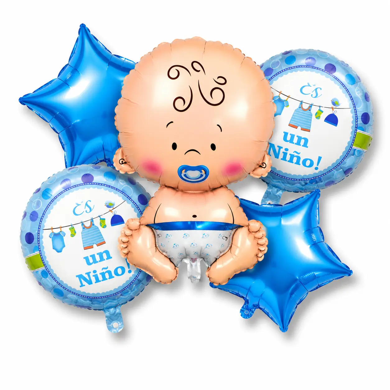 Set Es Un Niño Globos Metalizados