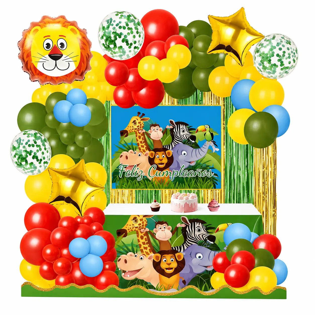 Set Feliz Cumple Animalitos