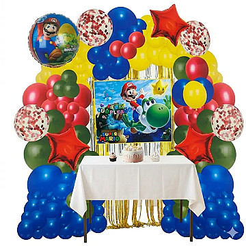 Set Feliz Cumple Super Mario - 1