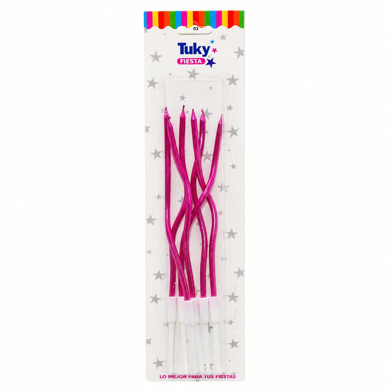 Vela Curva Finita Fucsia